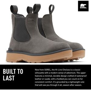 Sorel Women's Hi-Line Chelsea Boots size 7.5